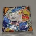 Stamps Travel Luggage Cover, High Elasticity Washable Suitcase Cover Protector Fit 25-28 in Luggage Travel Accessories