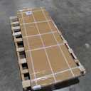 Frameless Glass Shower Door, 43-48" W x 76" H Sliding Frameless Shower Door, 1/4''(6mm) SGCC Tempered Glass, Explosion-Proof Film Nano Coating, Stainless Steel Hardware, Matte Black