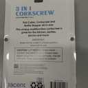 Wine Stopper Cork Screw 3 in 1 Stainless Steel