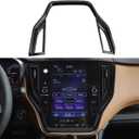 INTGET Navigation Screen Panel Frame Cover for 2020-2025 Subaru Outback Accessories 2021 2022 2023 2024 Subaru Legacy Carbon Fiber GPS Screen Cover Center Console Display Trim Cover Decoration Cover (Navi Screen Panel Cover)