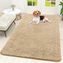 OLANLY Dog Door Mat for Muddy Paws 70x46, Absorbs Moisture and Dirt, Absorbent Non-Slip Washable Doormat, Quick Dry Chenille Mud Mat for Dogs, Entry Indoor Entryway Carpet for Inside Floor, Beige