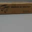 Cestluck No Drill Window AC Support Bracket: Adjustable Air Conditioner Support Bracket, Heavy Duty, Fits Single & Double-Hung Windows, Universal Units for 5000-24000 BTU, Up to 350 lbs