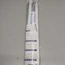 White Tension Curtain Rod for Windows 28 to 48 inch, Adjustable Expandable Pressure Spring Curtain Rod No Drilling, 7/8" Curtain Rod for Bedroom Doorway Closet Door