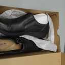 Clarks Black's Carleigh Ray Oxford, Black Leather, 10 Wide US