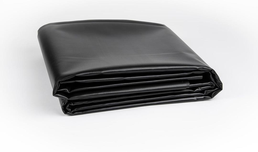 Billboard Tarps - Heavy Duty Vinyl Tarp - 20 oz 22 mil - Black (10' x 10')