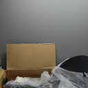 FDW Bistro Pub Table 2 Pack 40 Inch Height Cocktail Table Round Bistro Bar Table for Home and Kitchen Dining (Dark Black)