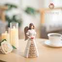 Gifts for Mom from Daughter Son: Thank You Moms Angel Figurines Statue - Sentimental Gift for Christmas Birthday Mothers Day Thanksgiving