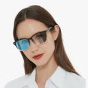 MARE AZZURO Photochromic Bifocal Reading Glasses Women Blue Light Outdoor Readers  +3.50