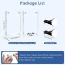 PIFOOG 2 Pack Car Picture Holders for Air Vent Clip Photo Frame Magnetic Acrylic Picture Frames for Cars Dashboard Drive Safe Daddy Personalized Memorial Family Couple Pet Wallet Size 2.4  3.5 inch