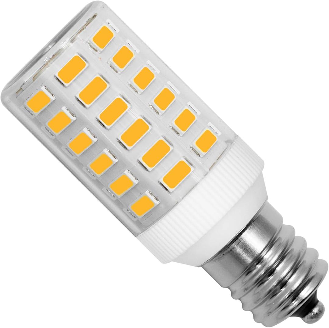 Refrigerator Bulb KEI D28M KEL 2815 KEI D28X KEL 2816X Freezer Light Bulb LED 100-265v Refrigerator E17 3.8w 40w Halogen Equivalent Warm White 3000K Pack of 1