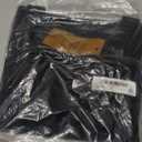 WHITEDUCK TUFF Large Firewood Carrier 21 Oz. Heavy Duty Waxed Canvas Log Carrier Holder for Fireplace, Carrying Wood Indoor & Outdoor (Black, Boat Shape (26"x17"x9"))