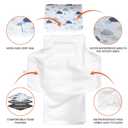 Portable Changing Pad for Baby - Waterproof Travel Diaper Changing Mat with Built-in Pillow - Foldable & Wipeable Hygiene Station for Newborns - Essential Baby Registry Gift