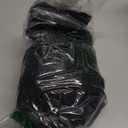 MANGOPOP Women's Half Sleeve Crew Neck Bodysuit 3/4 Sleeve Body Suit Slim Fit Going Out Tops (X-Large, 01 Black)