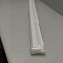 LazBlinds No Drill Zebra Blinds for Windows 39.5" W x 64" H, White