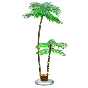 6ft Solar Powered LED Lighted Palm Tree