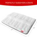 Dog Crate Mat(24" X 18"), Small Dog Bed for Crate, Soft Plush Bed Pad Machine Washable, Sleeping Mat with Anti Slip Bottom