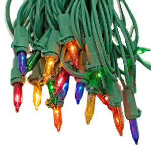 4th of July Decoration Patriotic Mini Lights - 100 Count 25 Feet Red White Blue Incandescent Bulb Waterproof String Lights Plug in for Indoor Outdoor Christmas Party Patio Independence Day Decoration