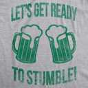 Womens Funny St Patricks Day T Shirts for Girls Cute Tees for Saint Patricks Day (Gray, XL)