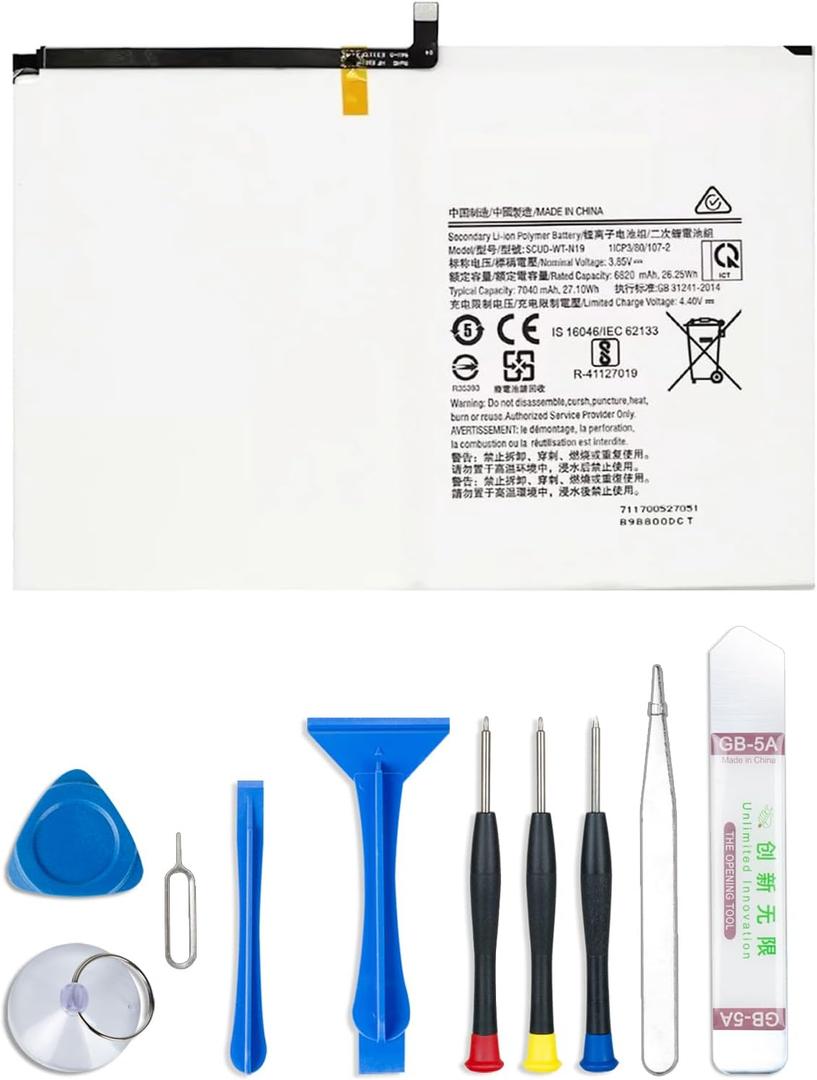 SCUD-WT-N19 Replacement Battery Compatible with Samsung Galaxy Tab A7 10.4 2020 SM-T500 SM-T500 SM-T500N