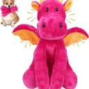 Letsmeet Dog Toys for Large Plush Dog Chew Toy with Squeaker and Crinkle Paper, Interactive Puppy Toys to Reduce Boredom and Anxiety, Tough Tug of War Pet Toys for Small, Medium and Large Dogs