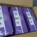 Amazon Basics Postpartum Incontinence Underwear for Women, Maximum Absorbency, Disposable, Bladder Leak Protection, Odor Control, Comfortable Fit, XX-Large, Lavender, 42 Count (3 Packs of 14)