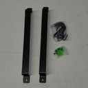 12" Barn Door Handle for Gate, Kitchen, Sheds, Garage - Pull Handle for Sliding Barn Door - Grab Handle - Barn Door Hardware - Black