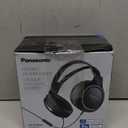 Panasonic Lightweight Over The Ear Wired Headphones with Microphone, Sound and XBS for Extra Bass, Long Cord, 3.5mm Jack for Phones and Laptops  RP-HT161M (Black)