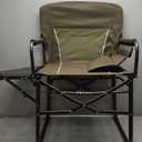 Camping Chair Camping Chair with Side Table Outdoor Portable Director's Chair, Multifunctional Storage Fishing Chair, Strong and Sturdy Beach Chair, 4 Styles