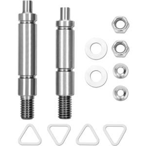 WPW10359270 (Left) & WPW10359269 (Right) Dryer Drum Support Roller Shaft Kit for Whirlpool,Replaces Parts: W10359269 339489 3399507 4319304, W10359270 239480 339490 347364 347610 3399506