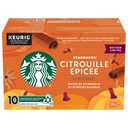 Starbucks Pumpkin Spice Flavoured Medium Roast Coffee, Single Serve Keurig Certified Recyclable K-Cup Pods for Keurig Brewers