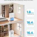 GoveeLife Dehumidifier with Pump for Home 4,500ft², 137 Pints, Drain Hose