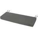 Favoyard Outdoor Bench Cushion 36 x 14 Inch Rainproof Patio Furniture Cushions 3-Year Color Fastness Garden Settee Porch Pads with Ties, Dark Gray