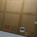 YIROMAN Bathroom Mirror for Wall 48"x36", Large Matte Black Bathroom Mirror with Metal Frame, Rectangular Vanity Mirror with Right Angles, Wall Mirror Hangs Horizontal or Vertical, Shatterproof