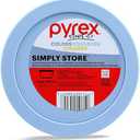 Pyrex Round Food Storage with Blue Lid 4 Cup, 1 EA