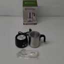 Maestri House Milk Frother, 4-in-1 Electric Milk Steamer and Frother, 16.9OZ 600W Smart Touch Control Hot and Cold Foam Maker, Memory Function for Latte, Cappuccinos, Warm Milk, Hot Chocolate Milk (Black)