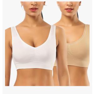 BESTENA Comfort Bra, Seamless Removable Pads Sleep Bras, Yoga Bra, Sports Bras for Women 3XL