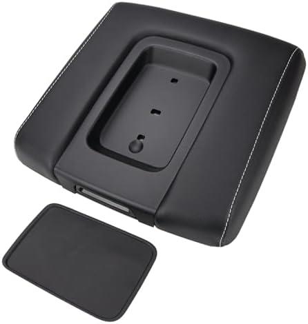 SHUNTALL Front Seat Center Console Armrest Cover Lid Compatible with 2014-2020 Chevrolet Silverado Suburban Tahoe GMC Sierra Yukon XL 22881398