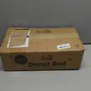 Donut Dog Bed - Premium Comfort for Anxiety Relief - Fluffy & Calming Design with Ultra-Plush Support | Cozy Round Dog Bed with Super Soft Circle Style (Grey, Small)