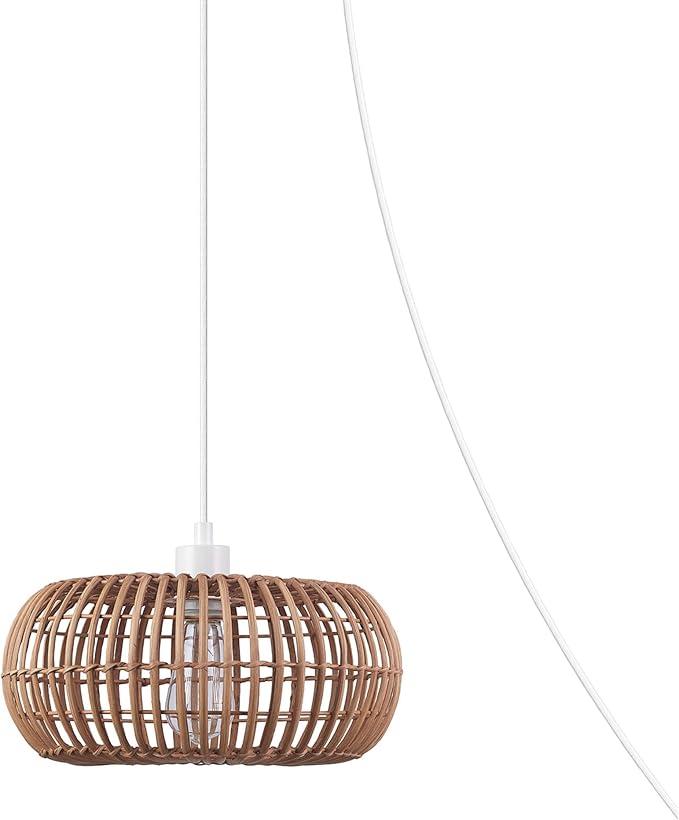 Globe Plug-in FITZ Pendant Light Hanging Light Fixture For Living Room NEW