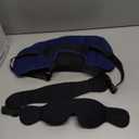 Travel Pillow Combo with Chin Strap, Airplane Pillows with 3D Eye Mask for Sleeping, 360 Support Plane Head Strap for All Plane Seats, Long Flights Essentials, Stop Bobblehead, Black