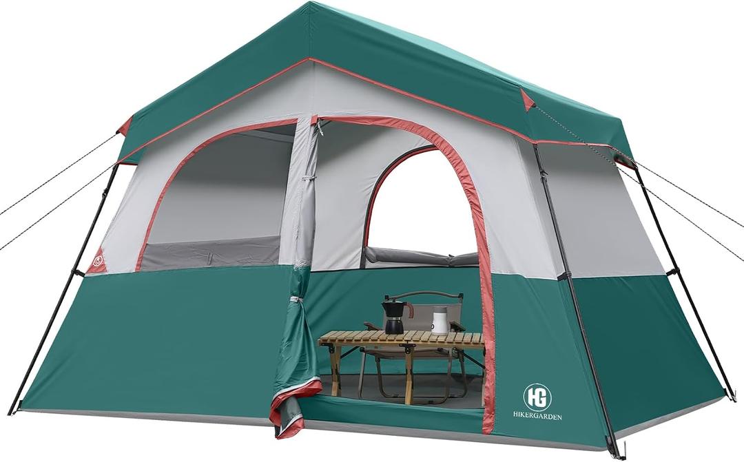 HG 6 Person Camping Tent Waterproof Cabin Tent for Camp Outdoor
