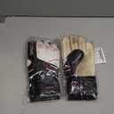 Sportout Youth&Adult Goalie Goalkeeper Gloves,Strong Grip for The Toughest Saves, with Finger Protect & 4+3MM Latex to Give Splendid Protection to Prevent Injuries (7, Black)