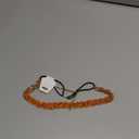 Fstrend Gold Elastic Rhinestone headbands Sparkly Crystal Braid Head Chain for Women (Orange)