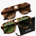 Trendy Polarized Square Aviator Sunglasses Women Men Square Eyewear Frame, Retro Sun Glasses for Women Men 2025 Shades
400+ bought in past month
