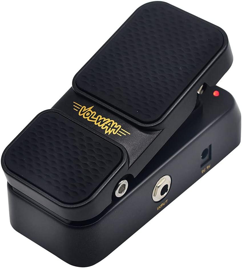 SONICAKE Active Volume & Wah Pedal, Mini 2 in 1 Combo Electric Guitar Effect Pedal with Wah Wah Active Volume Control - VolWah
