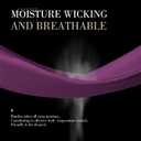 Body Cooling Pillowcase Long Pillow Case Breathable Cool Silky Soft Rayon Derived from Bamboo Fabric,Hair and Skin Friendly,Dark Purple,1 Pack,20x54IN