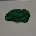 Miss U Hair Short Wavy Vibrant Green Wig with White Eyebrow Set Cosplay Outfit Wig (Child)