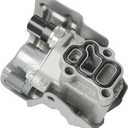 VTEC Solenoid Spool Valve with Oil Pressure Switch & Gasket Compatible with 2002-2011 Honda Accord Civic CR-V Element Acura RSX L4 2.4L Replaces 15810-RAA-A03, 15810-PNE-G01, 15810-PPA-A01, 917-224, Small