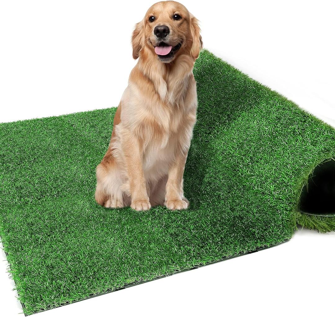 59.2 x 39.3in Dog Grass Pad, Extra Large Artificial Grass Turf Mat, Fake Grass for Large Dog Potty Training Indoor Outdoor Balcony Patio Lawn Decoration (59.2 x 39.3 Inch (Pack of 1))