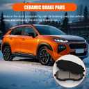 XTHZLP HZ1539 Ceramic Disc Front Brake Pad Compatible with Select Scion FR-S; Subaru BRZ, Crosstrek, XV Crosstrek, Forester, Impreza, Legacy, Outback; Toyota 86